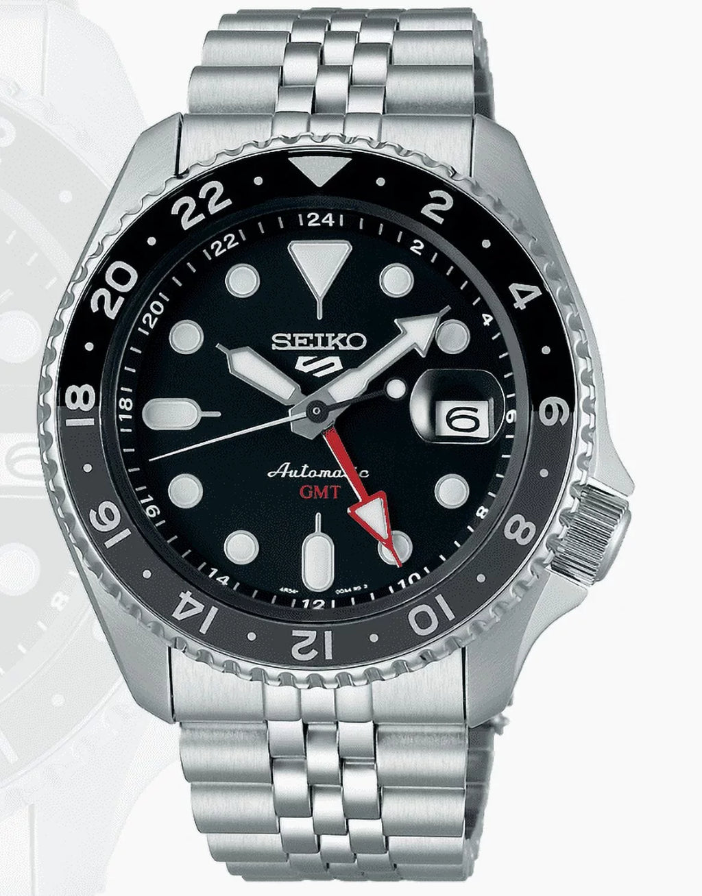 Seiko Watch GMT Steel SKX 5 Automatic Men's SSK001 Diver's