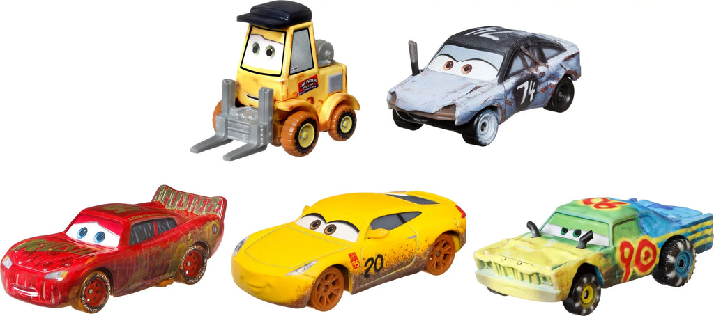 Cars Cars, Hollow 5-Pack of Race Thunder 3 Toy Pixar Vehicle Disney