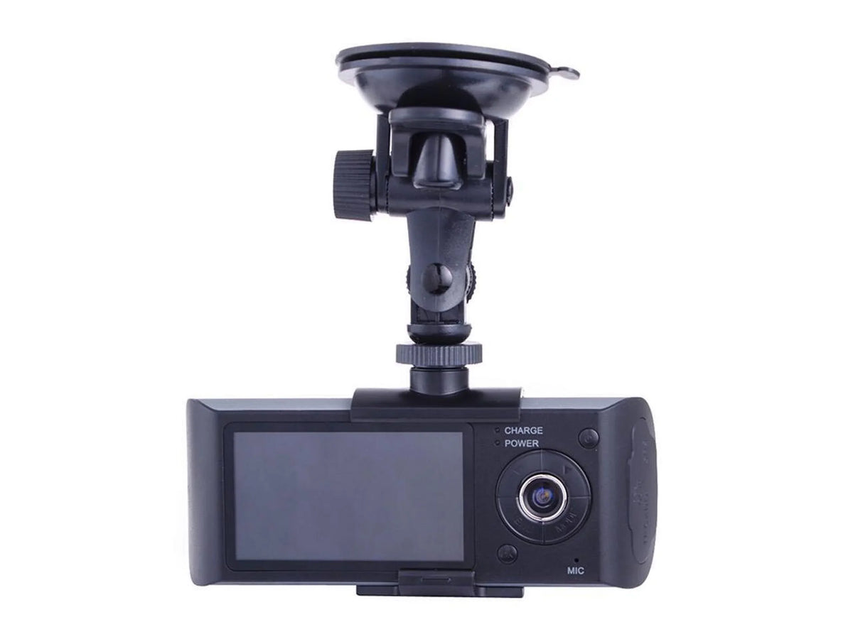 DVR LCD DVR Recorder Angle Lens R300 with Logger + logger 2.7 G-Sensor Video Car inch GPS View 140° X3000 Dual lens Dual X3000 GPS Car G-Sensor Camera
