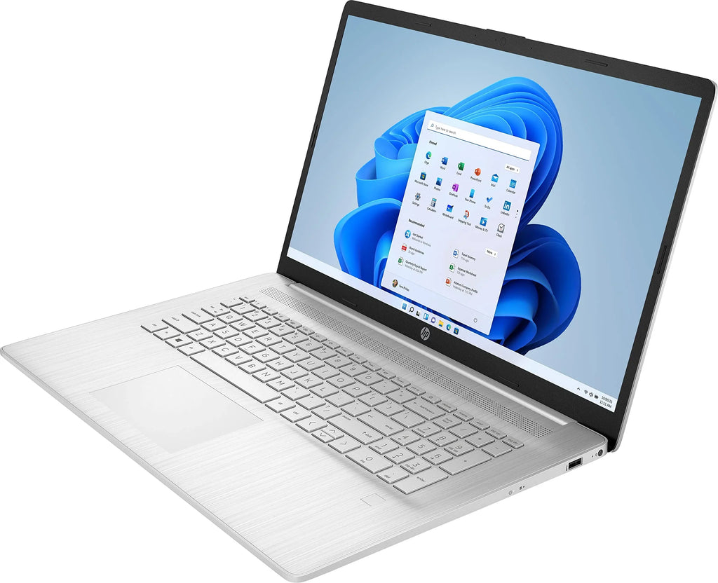 Laptop RAM, HDMI, Intel Xe Graphics, i5-1135G7, WiFi, 11th HP Windows Computer, Iris Accessory Quad 12GB 256GB SSD, Silver+YSC 17.3 Webcam, USB-C, Core 11, Intel 2022