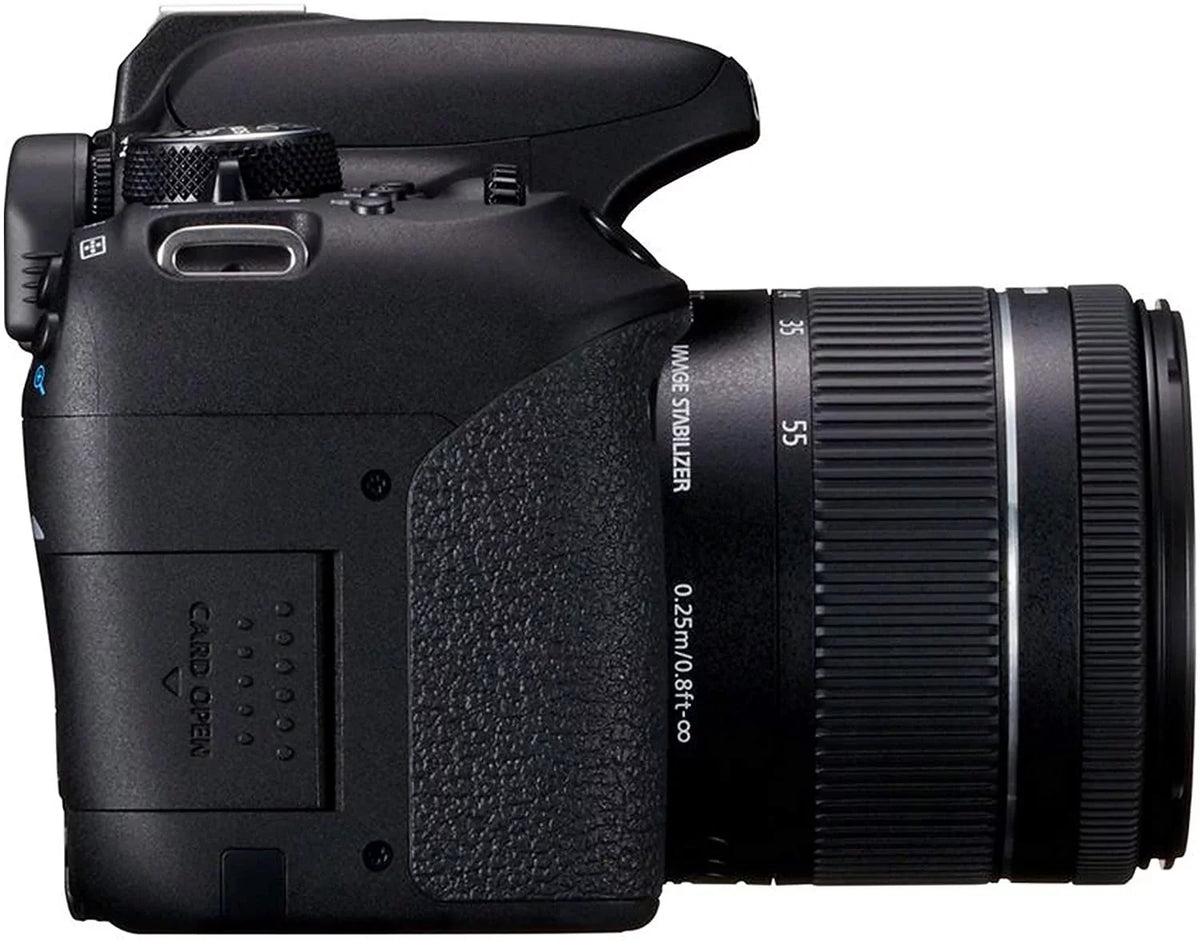 Bundle w/EF-S is Rebel F/4-5.6 Zoom Case T7i Tripod + Filters 800D 128GB Canon DSLR 36pc Lens STM Camera EOS Memory 18-55mm + + +