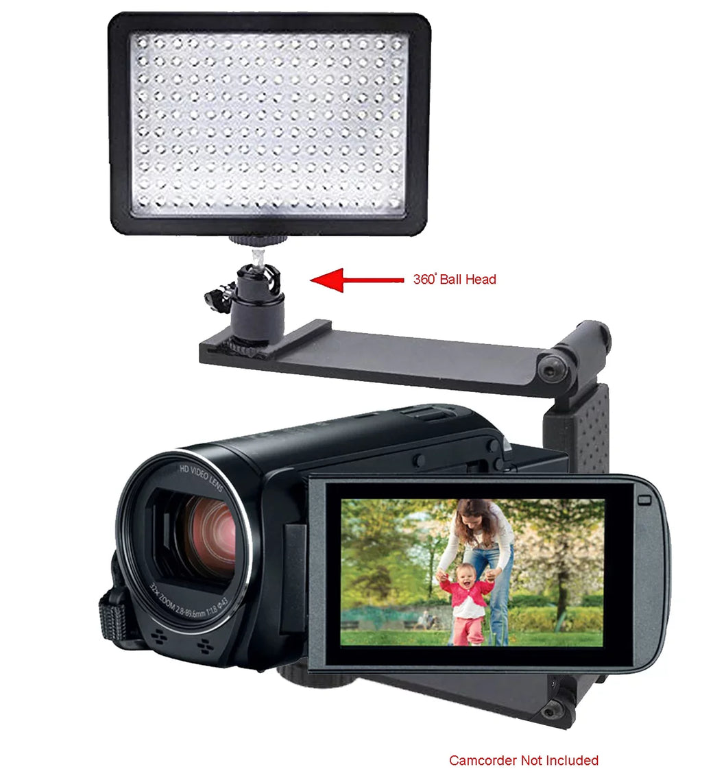 G7 Multi-LED Long Dimmable Light Video Canon Bracket) Mounting (Includes PowerShot Professional Life X