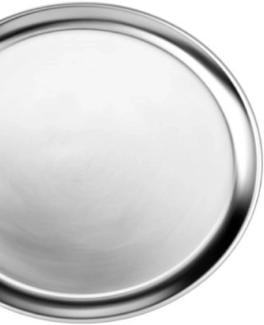 Round TrueCraftware- 19” Wide Baking Pan Tray Tray Tray Pizza & Baking Aluminum Pan Set of Pizza Pizzeria Tray Kitchen 3 Rim- Bakeware for Pizza Home Restaurants Round