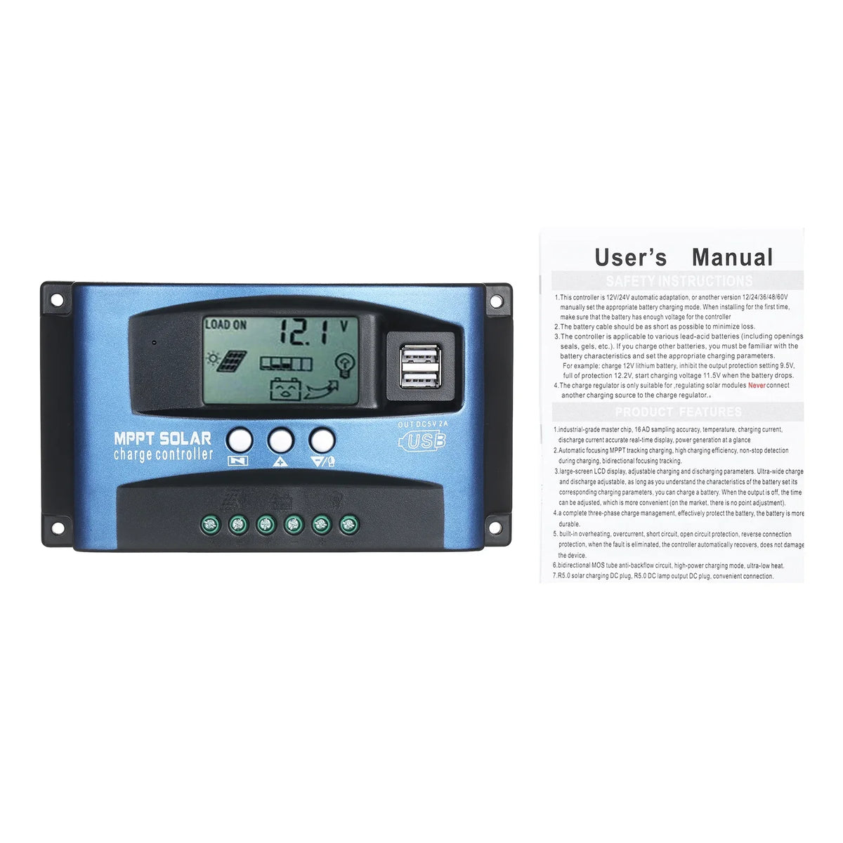 USB Dual Solar Output Output Dual Dazzduo 5V/2A Screen Solar USB LCD USB USB USB Dual Solar Identification 5V/2A Dual Controller,Dual 5V/2A Screen 12V/24V