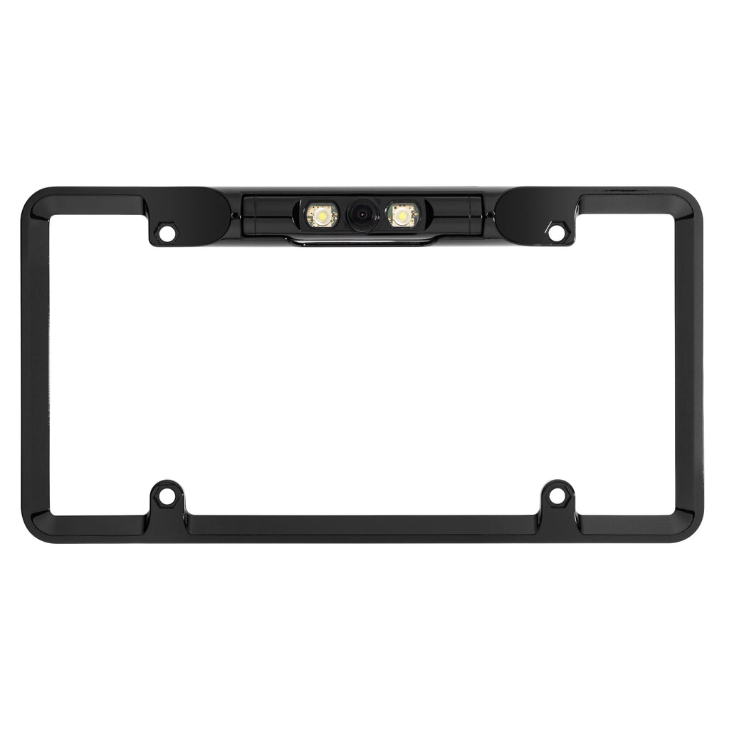 LED and - License Parking Full-Frame Backup Camera (Black) Plate Lights Lines VTL300CL BOYO with