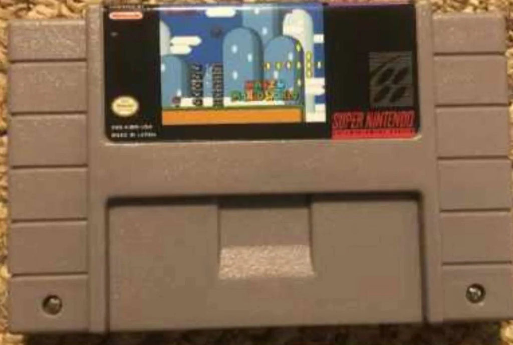 '- KAIZO 3 NTSC/PAL 2 - Mario World Nintendo Super SNES Ent. System Cartridge 1