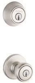15 K6 Pack, Nickel and CP Knob Tylo Kwikset Single Cylinder Deadbolt by Satin 690T Combo Kwikset Entry