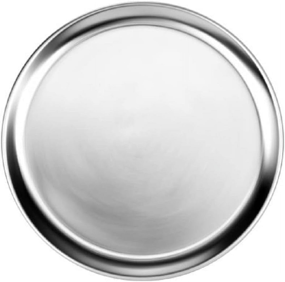 Round TrueCraftware- 19” Wide Baking Pan Tray Tray Tray Pizza & Baking Aluminum Pan Set of Pizza Pizzeria Tray Kitchen 3 Rim- Bakeware for Pizza Home Restaurants Round