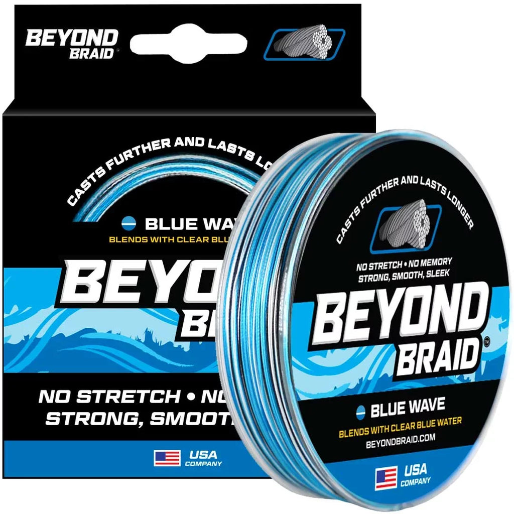 100lb Beyond Braid Blue Wave yards 2000