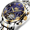 Luxury Watches Stainless Brand Wristwatch POEDAGAR Top Watch Business Waterproof Stain Luminous Men's Men Mechanical Automatic