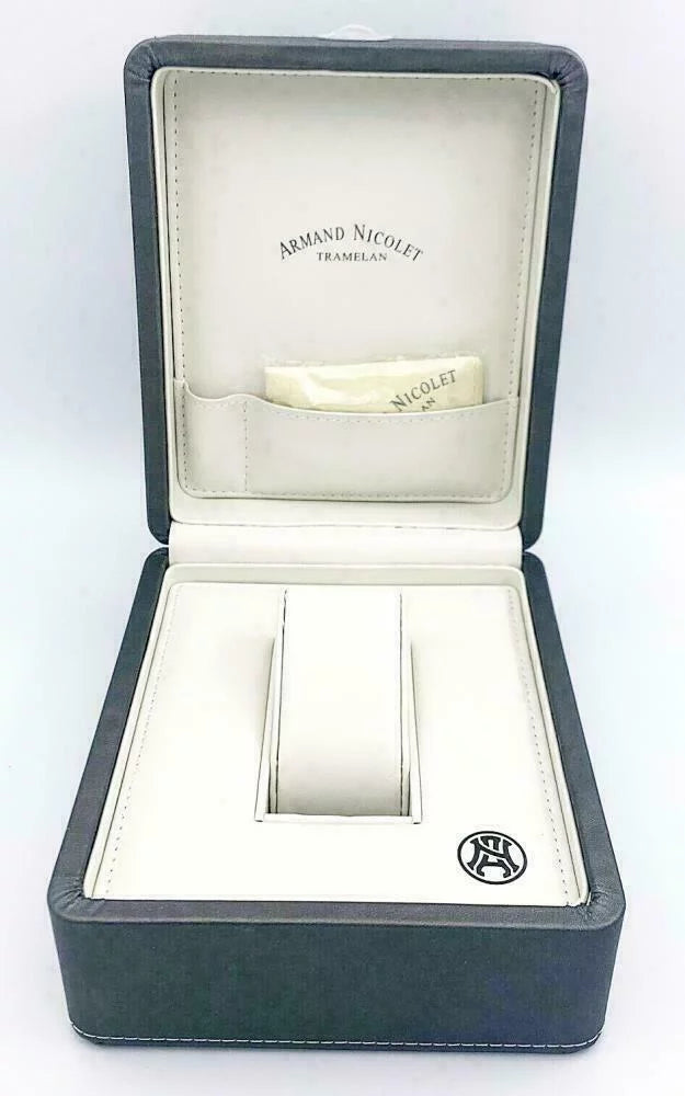 Stainless Nicolet Watch Ivory Armand Rubber Men's Steel Automatic T616B-AG-9610B