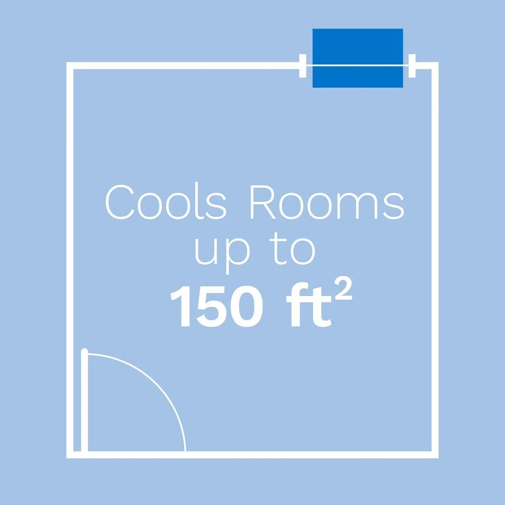 '- 5000 Easy Sq. Bedroom 2 Conditioner Compact Window Air Speeds, 2 150 to Ideal up for Washable with Fan AC - Unit BTU Filter, Speeds Reusable hOmeLabs and Mechanical Rooms Cooling Ft. Control