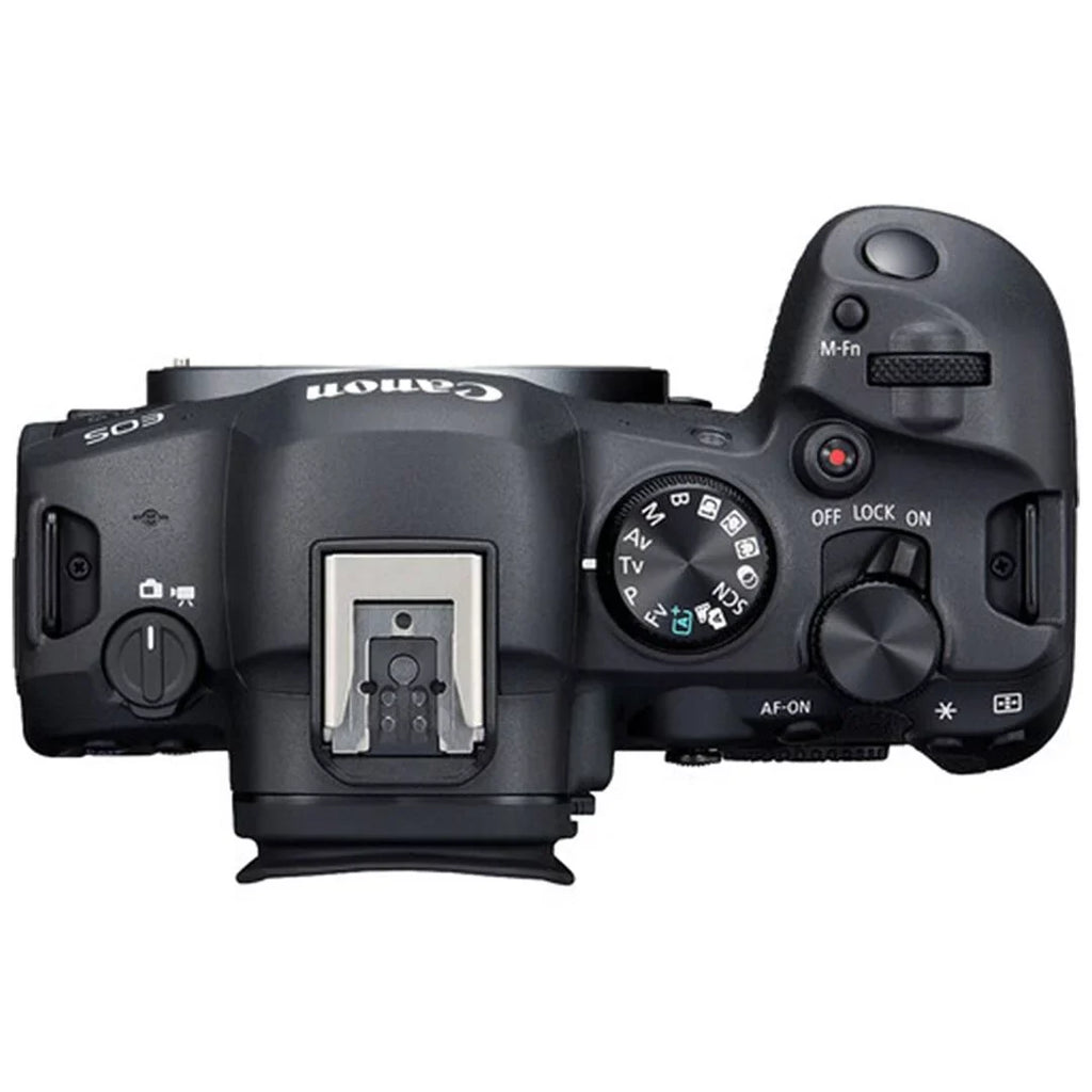 LED Flash Mount Case EF Card + Adapter Canon + + Memory Accessory with R6 RF 24-105mm Lens ZeeTech Mark Mirrorless + Bundle EOS Camera SanDisk II + 75-300mm + 32GB