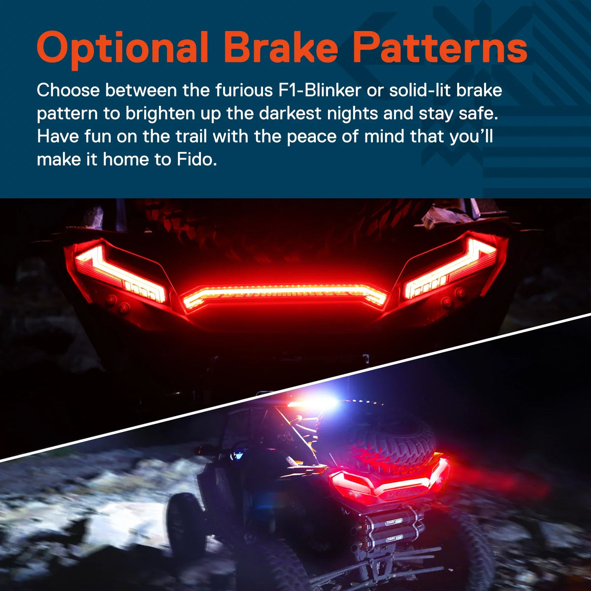 Brake Light XP Center 2020 2019 3rd Tail Smoked Design] RZR [DOT-Rated] for [Thunder Turbo Polaris UTV 2022 LED 2021 1000 - 1000 XP Sportsman