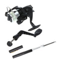 Pen + Reel Aluminum Fishing Pocket Pole Rod Mini