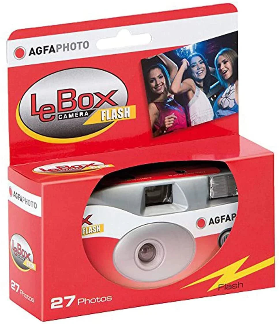 Agfa Flash Film Disposable 601020 LeBox 10-Pack 400 Camera 27 35mm Camera