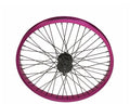 14gSS/Black 9T Driver Spoke Wall Double Axle Wheel Alloy Bike 20 Purple. Sealed x Rear 2.125 Bearing 48 14mm