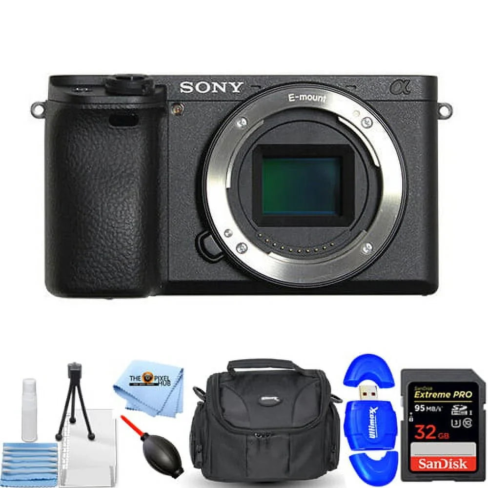 Essential Alpha Camera 32GB Digital a6400 Bundle Only) - (Body Mirrorless