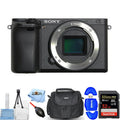 Essential Alpha Camera 32GB Digital a6400 Bundle Only) - (Body Mirrorless