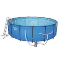 Pro Steel Family Max Pool Frame Swimming Box) Round Steel Bestway dimension (Open