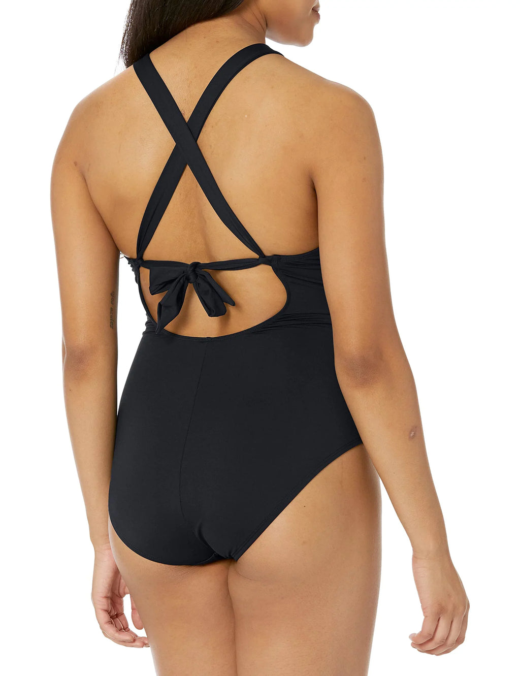 Neck Women's Piece Swimsuit La Goddess One High Keyhole Blanca Island