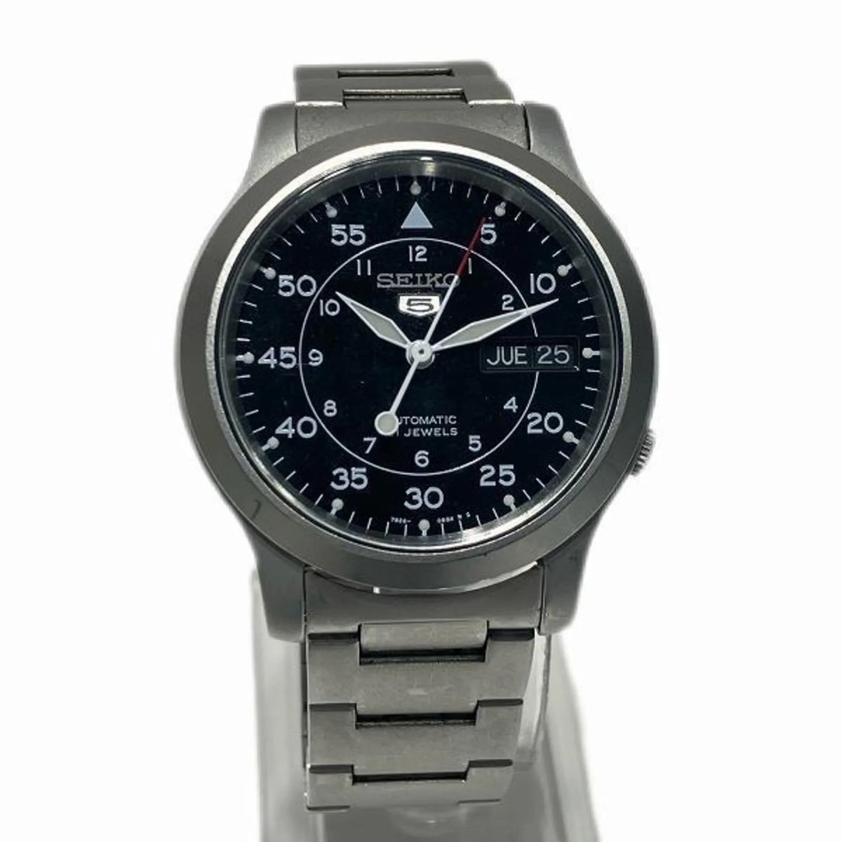 Automatic 21 Seiko Men's (Good) JEWELS 7S26-02J0 Pre-Owned Seiko5 Watch