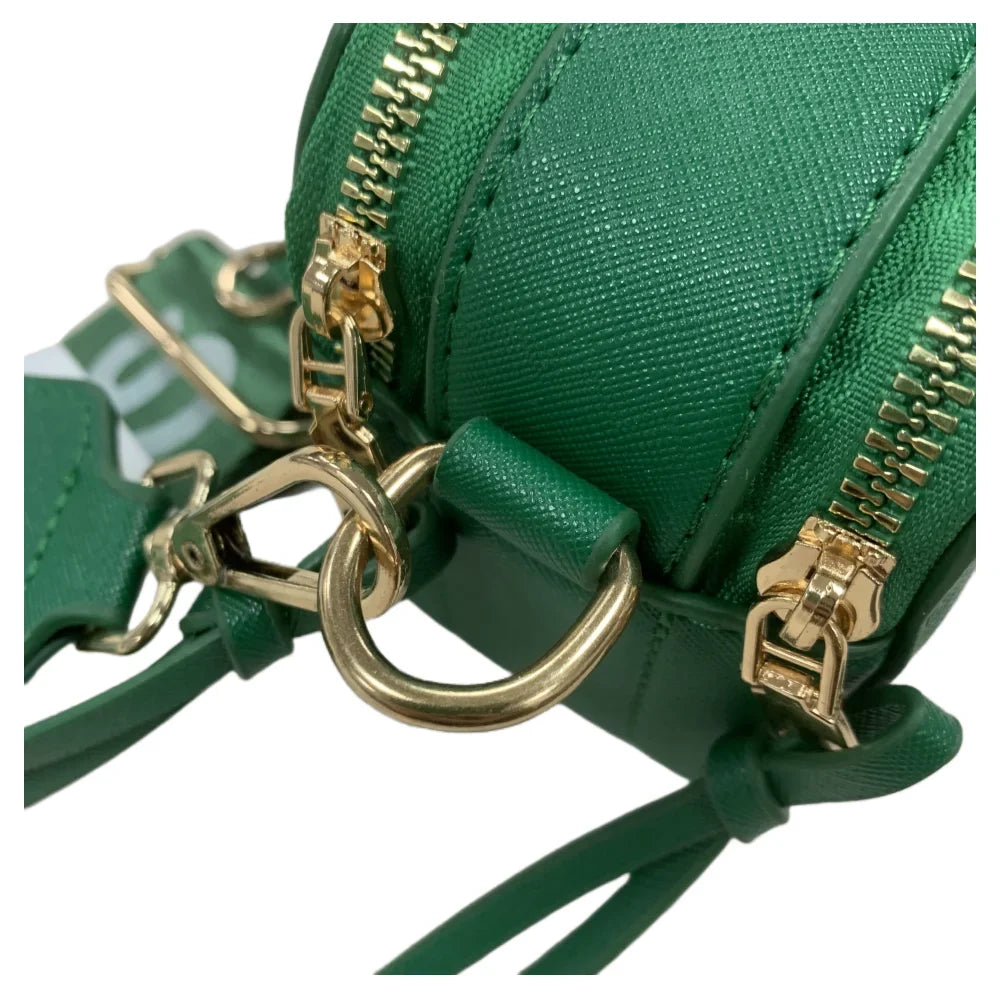Logo Leather Cross Snapshot Bag body Women's Beige Chain Strap with