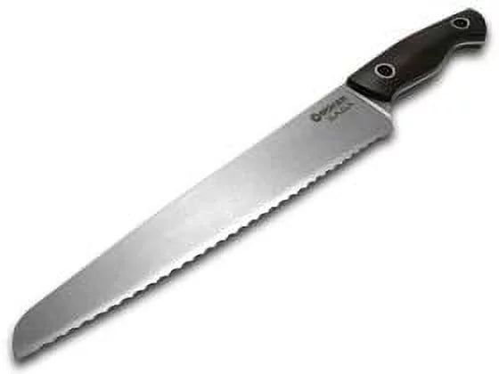 Brand Cutlery Premium Stonewash 130381 Bread Knife Stainless Wood Saga Tree Grenadill Kitchen Boker