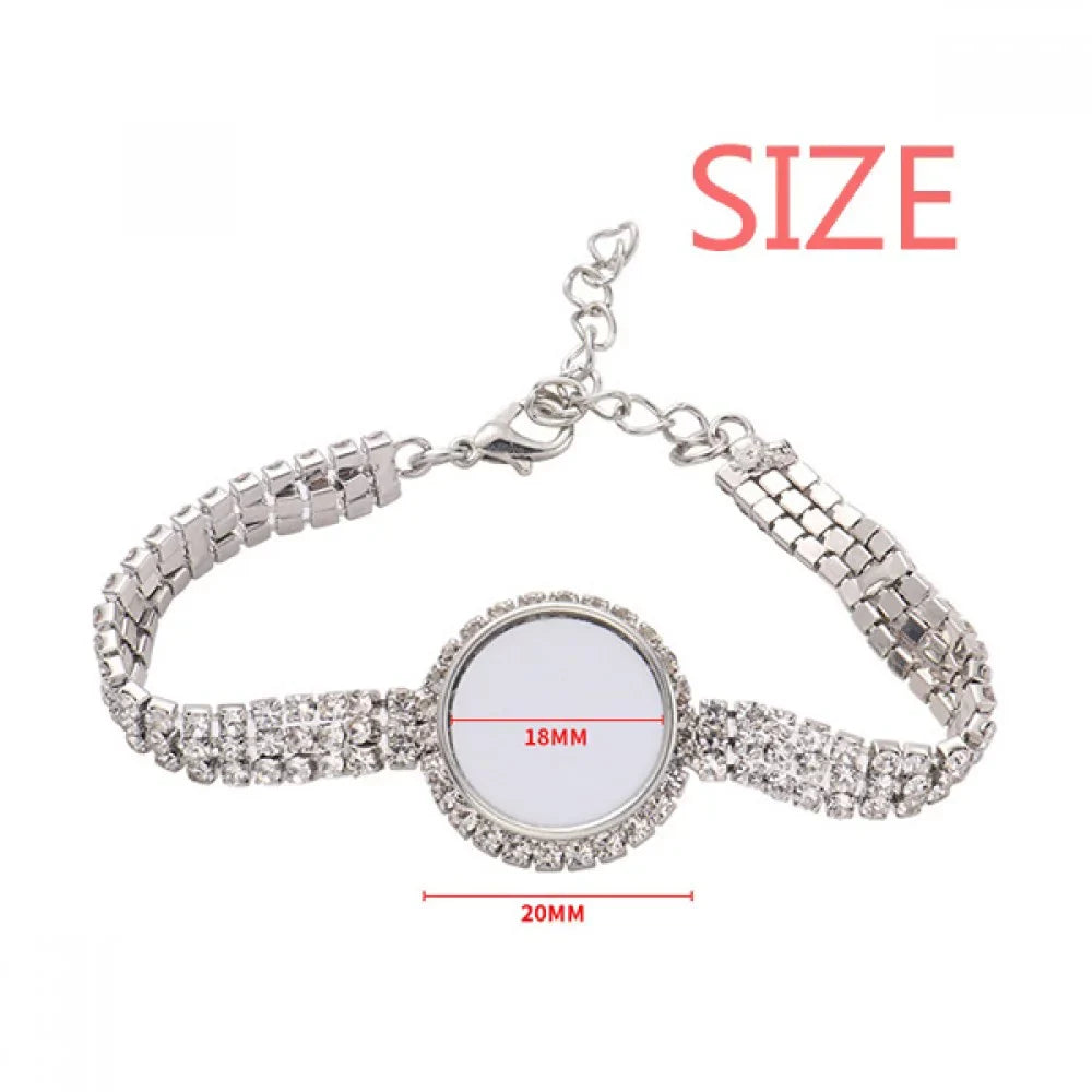 Diamond Chain Sweden National Symbol Tennis Anklet Jewelry Bracelet Emblem Country
