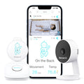 Smart High/Low with Audio, Baby Sense-U Monitor Motion, Video Vision, Temperatures, 2-Way Monitor Abdominal Range Night Movement, You Detected 3+Camera, Baby No That Notifies Long for Rollover, Talk,