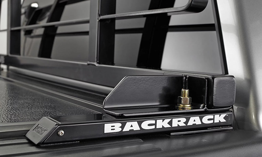 for RealTruck w/ | Ram | Hardware with 2002-2018 1500 Tonneau, No use 40117 Low-Profile Ram BACKRACK Kit 2500/3500; 2002-2024 Compatible Black, | Drill by