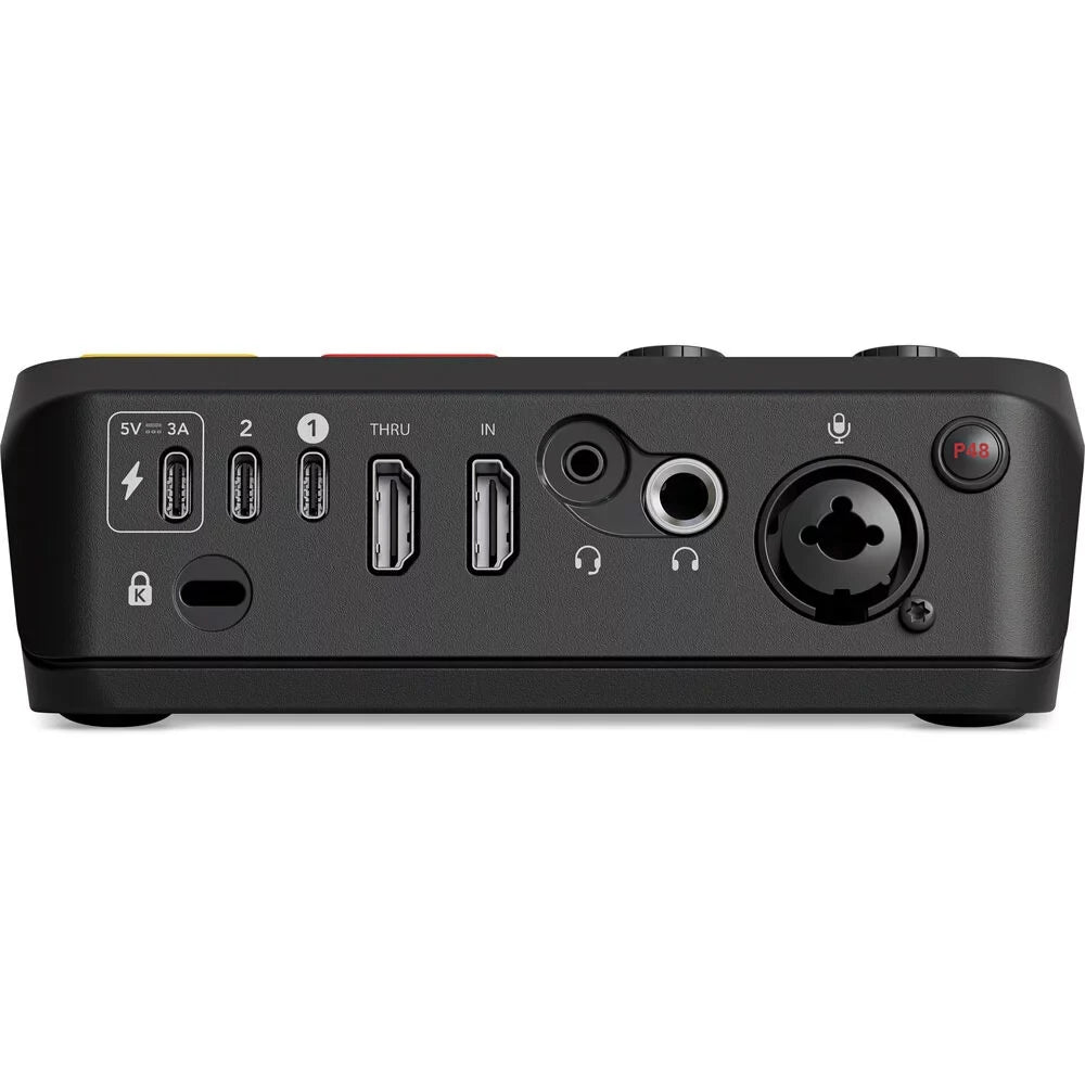 Audio Capture Video Board StreamerX and Mixing Interface Black Rode