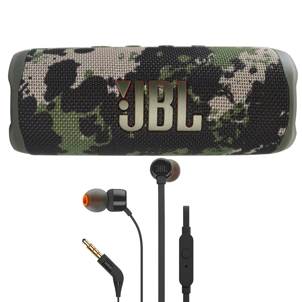 with Flip JBL (Squad) 6 Waterproof Headphones Portable T110 Speaker JBL in Ear Bluetooth
