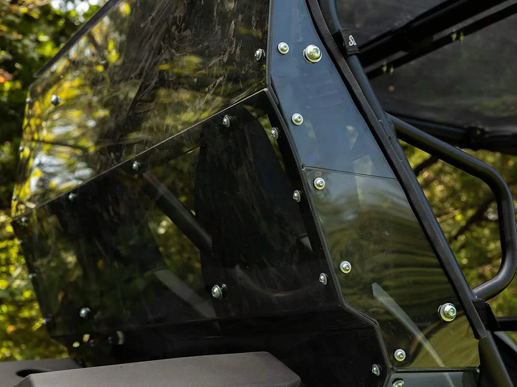 800 250x for Heavy Lightly Than / Thick Flying 2021+ Teryx Kawasaki SuperATV 4 Debris Rear 4 Windshield From USA! Polycarbonate Duty 1/4" 2014+ Protects Teryx Stronger Tinted in You Glass S Made