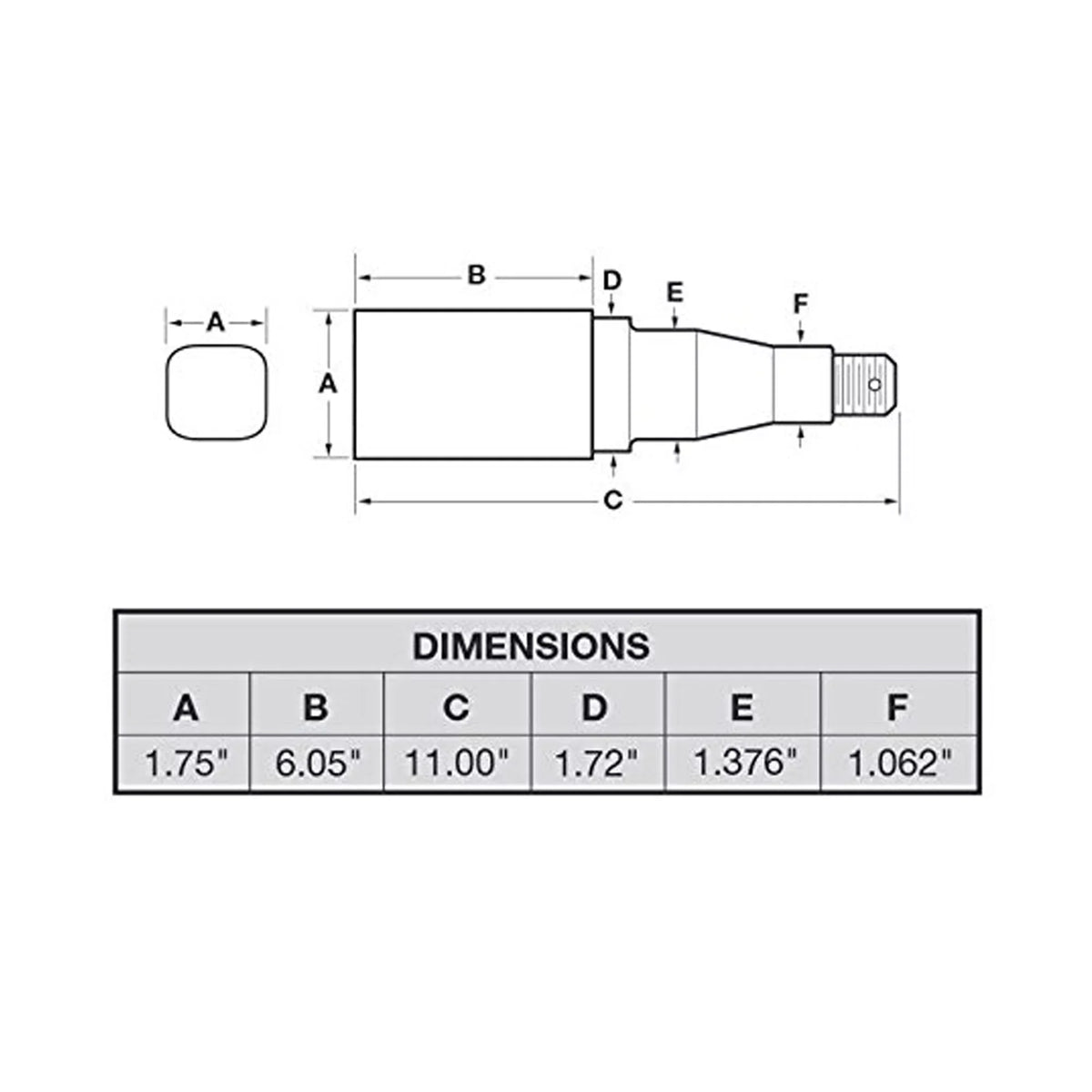 Axle 1-3/8 1-1/16 Bearings Trailer To For Spindle I.D.