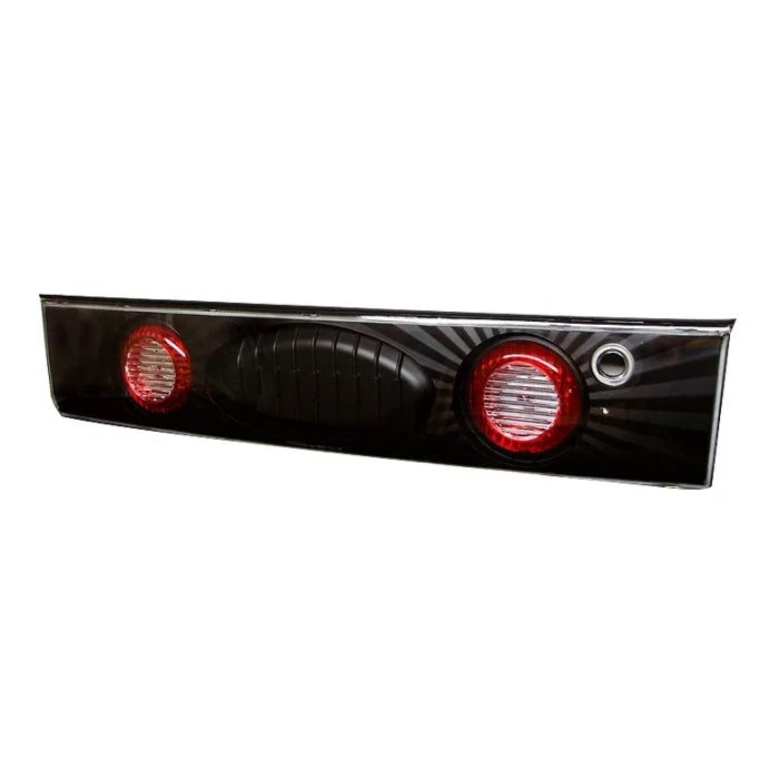 Tail Lights Trunk - 93-97 Corolla Euro design Toyota Black Spyder