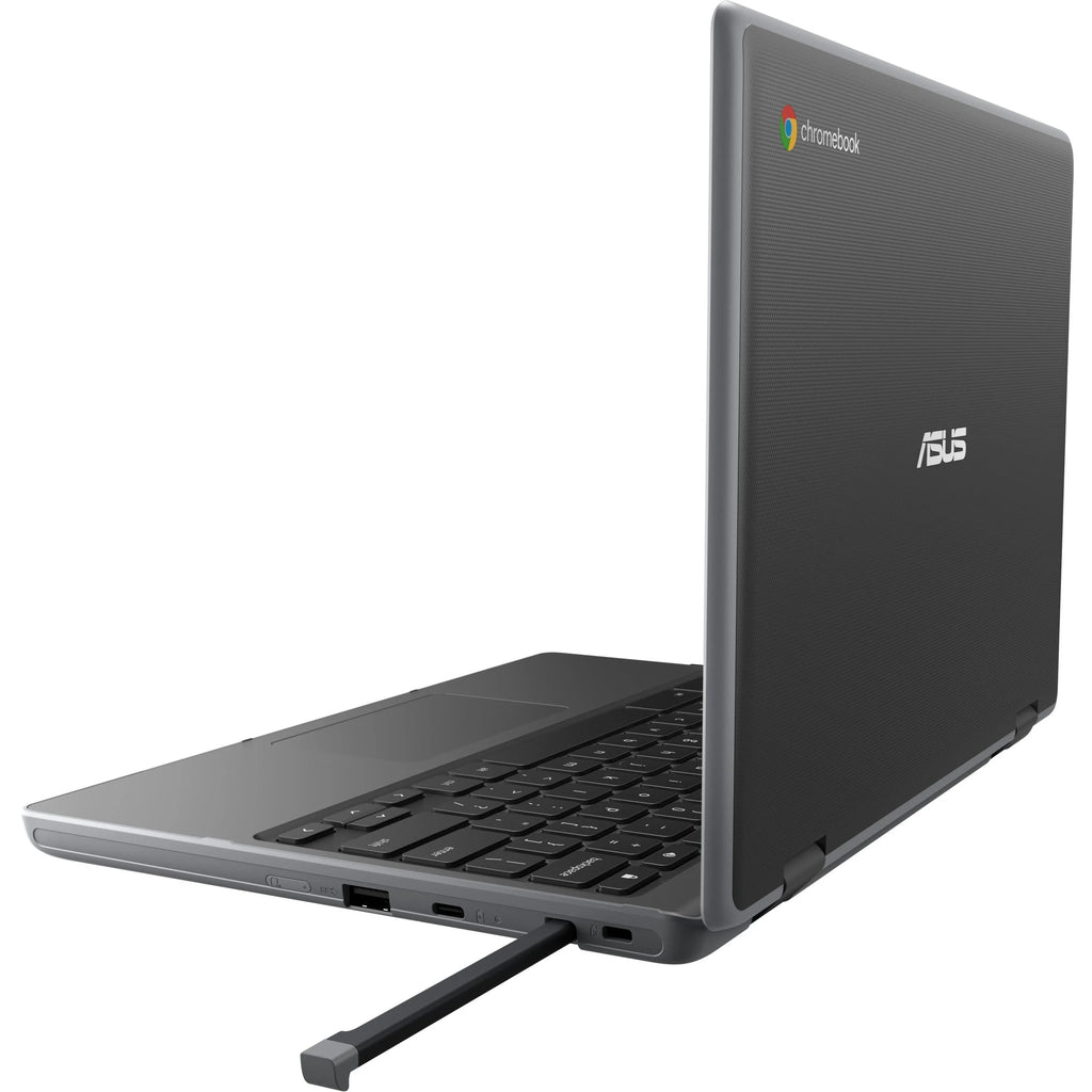 SSD, 11.6" Flip Celeron Asus Chromebook CR1100FKA-YZ184T 64GB N5100, ChromeOS, Touchscreen, Intel