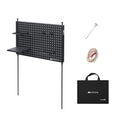 BBQ Hole Board Portable Radirus Multifunctional Cups Shelf Display for and Camping Rack, Storage Bowls Picnic