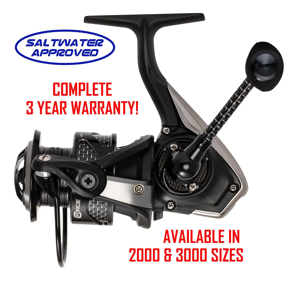 Ardent dimension. Force Reel, Spinning Gear 5.2:1 Ratio C 3000