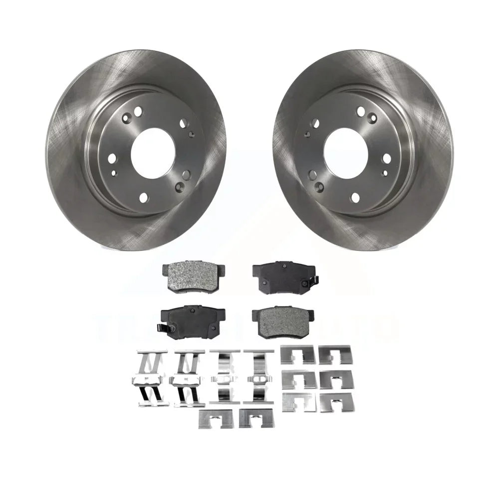 Transit ILX Rotors Civic Pads Honda Semi-Metallic Brake K8F-101813 Acura CSX - Rear And Auto For Disc Kit