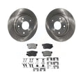 Transit ILX Rotors Civic Pads Honda Semi-Metallic Brake K8F-101813 Acura CSX - Rear And Auto For Disc Kit