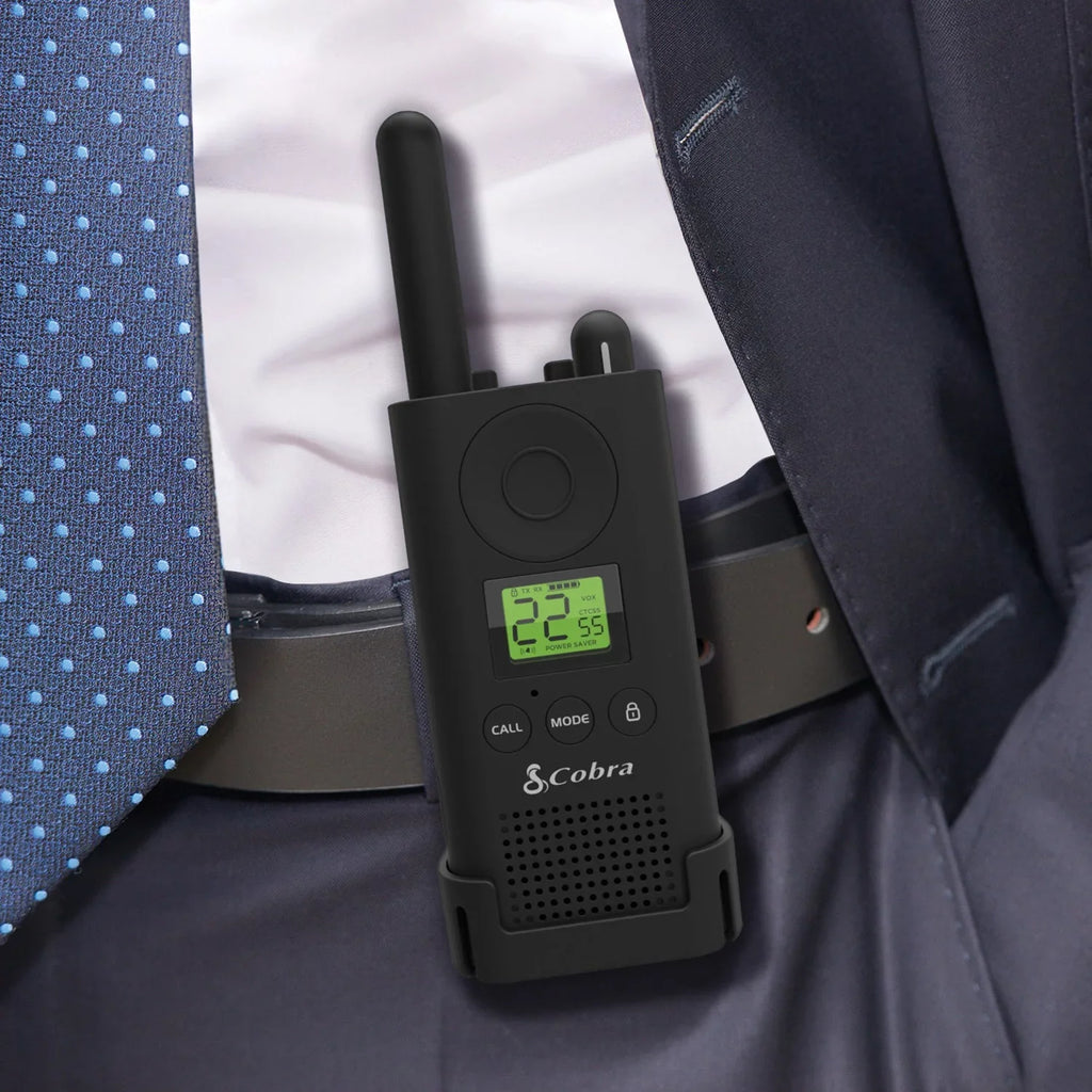 CBA-PX880 Radios Radios, Two-Way Of 2 MicroTALK Black, Cobra® Pack