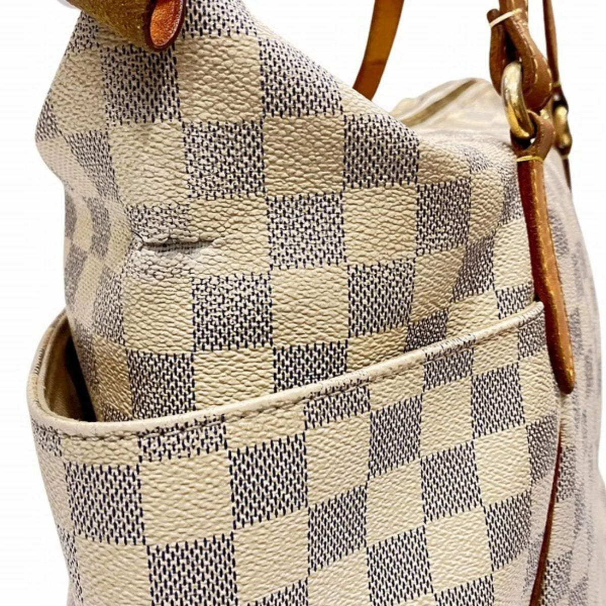(Fair) N41279 Tote Azur Bag Ladies Totally Shoulder Pre-Owned MM Damier