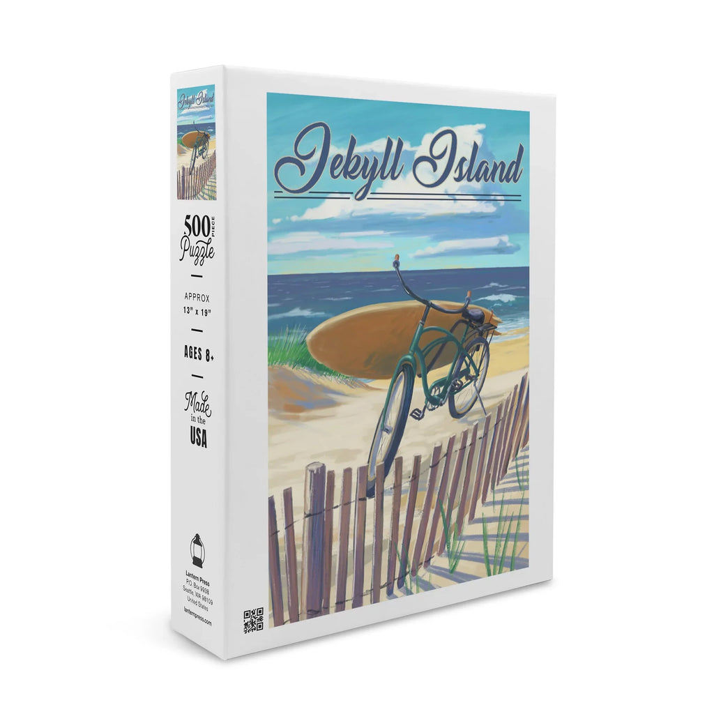 in on Piece (19x27 Jigsaw USA) Premium 500 Georgia, Cruiser Family, Island, Made Adults Jekyll and inches, Beach Beach for Puzzle
