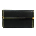 (Good) International Suhali Wallet Leather Tresor Women's Pre-Owned Porte Suhali Long M91836 (bi-fold) Noir