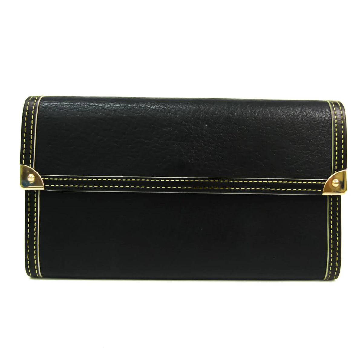 (Good) International Suhali Wallet Leather Tresor Women's Pre-Owned Porte Suhali Long M91836 (bi-fold) Noir