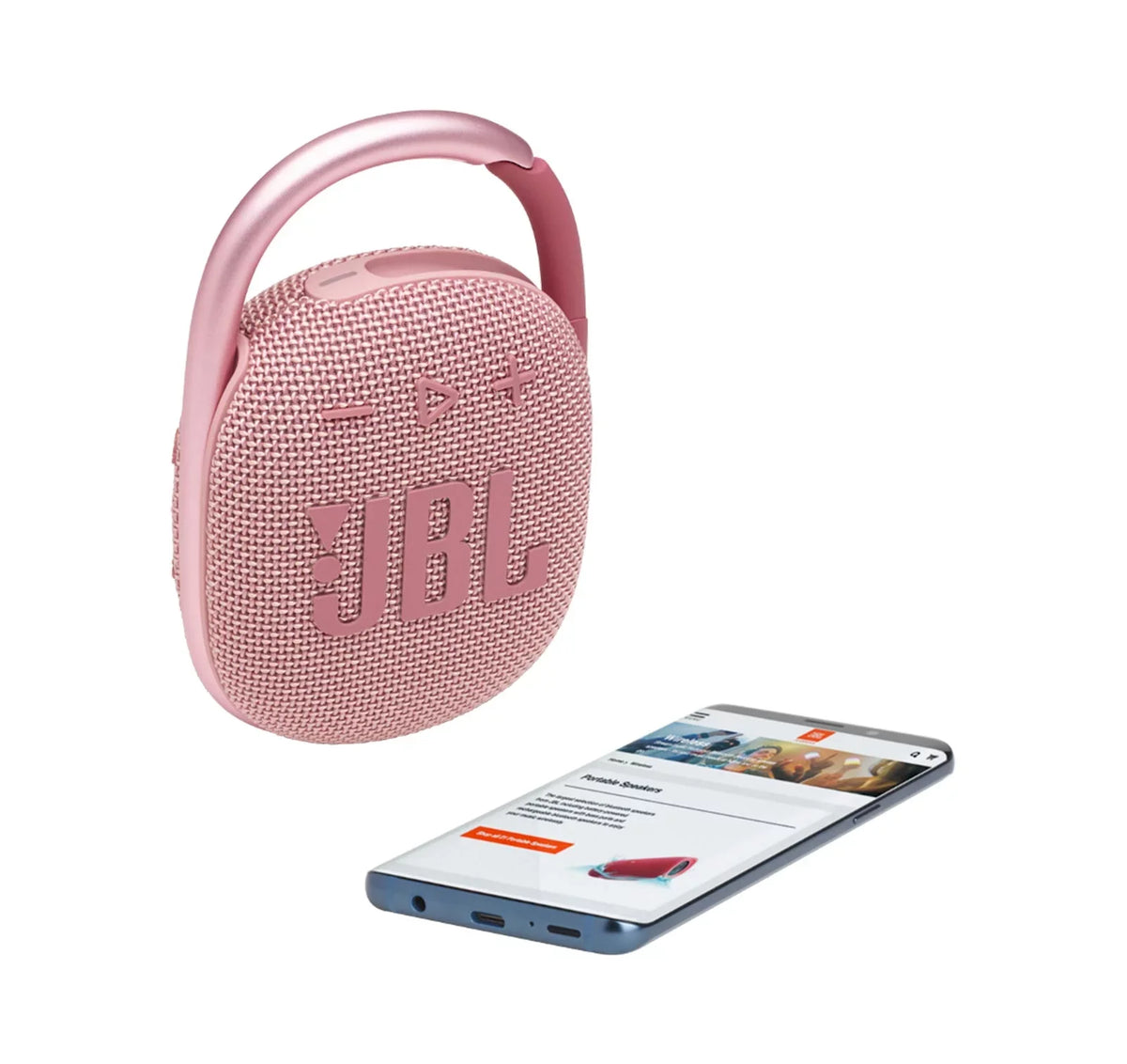 divvi Pink Clip JBL 4 Kit Speaker Bluetooth Case and