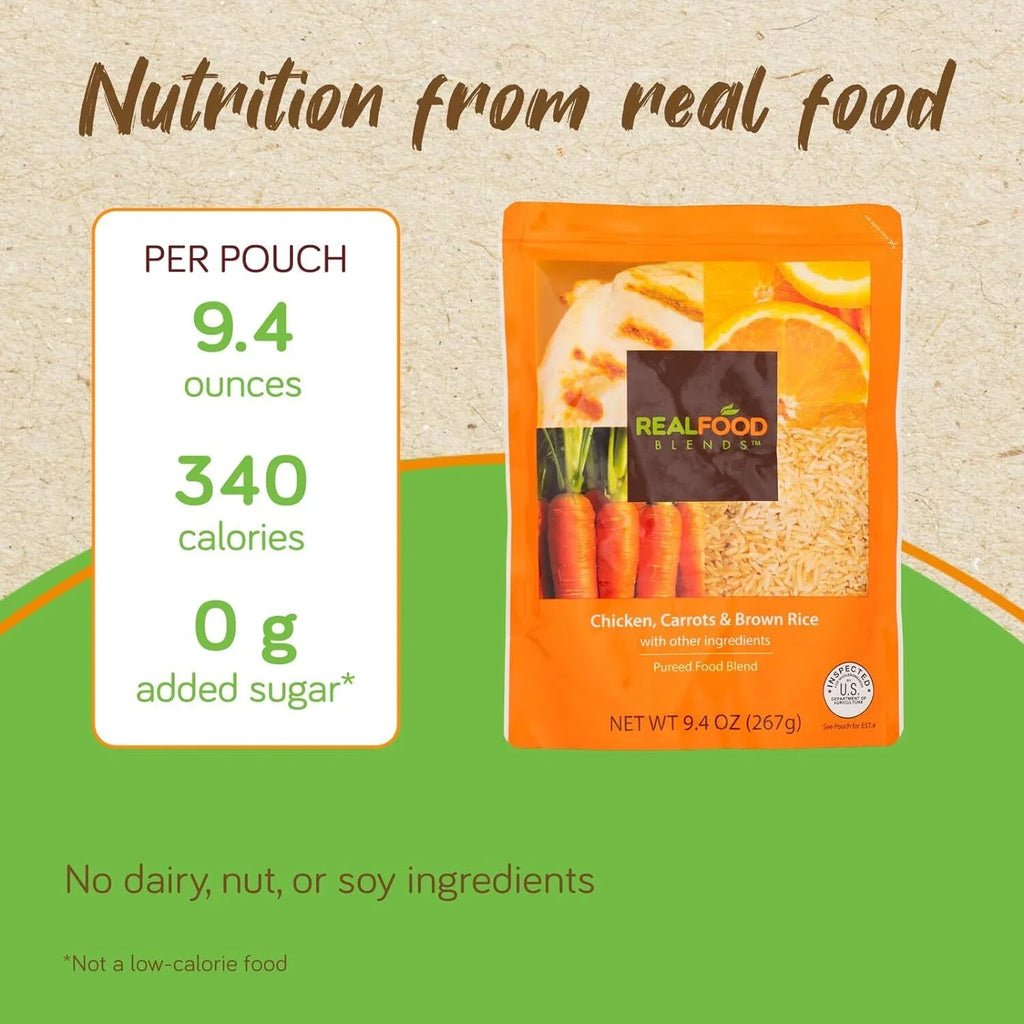 Variety Pouch Fed - (Pack for of Food Real - Blends People Pack Oz Tube 9.4 - Meals 12)