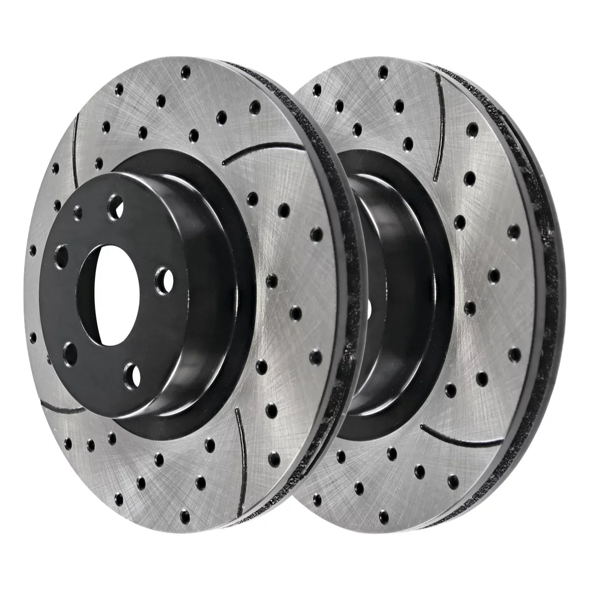 2019 for FWD Drilled 2016 BRKPK200 2.5L Rotors Brake 2018 Slotted 2020 4 Mazda Rear 2022 Front of 2.0L CX-5 Replacement AWD Black 2017 AutoShack Set 2021 and