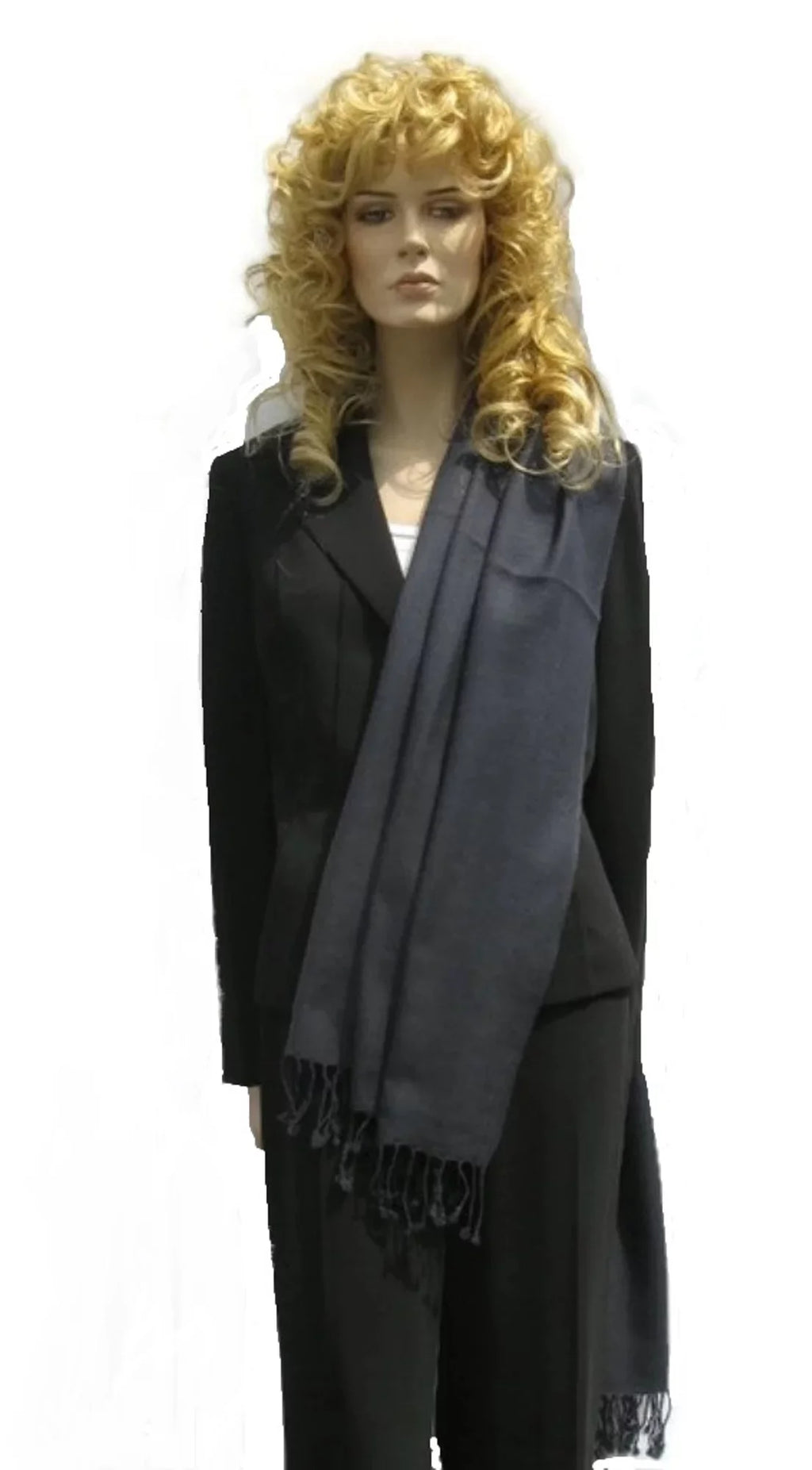 (Dark Shawl/Shawls/Scarf/Scarves/Wrap/Stole/Muffler/Cape/Ruana/Blanket/Throw/Pashmina Charcoal Scarf/Wool/Silk Shawl/Cashmere Shawl) Regular